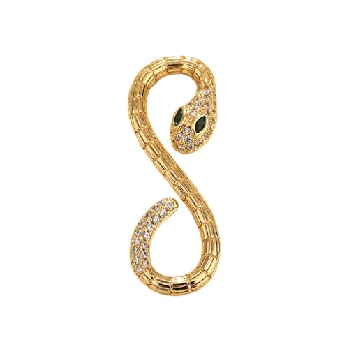 HDOYTXXM Modische Schlange Halskette Anhänger Mit Schimmernden Zirkonsteinen Party Tragen Schmuck Charme Elegant Ohrringe Accessoires Schlangeform HDOYTXXM Modische Schlange Halskette Anhänger Mit Schimmernden Zirkonsteinen Party Tragen Schmuck Charme Elegant Ohrringe Accessoires Schlangeform von HDOYTXXM