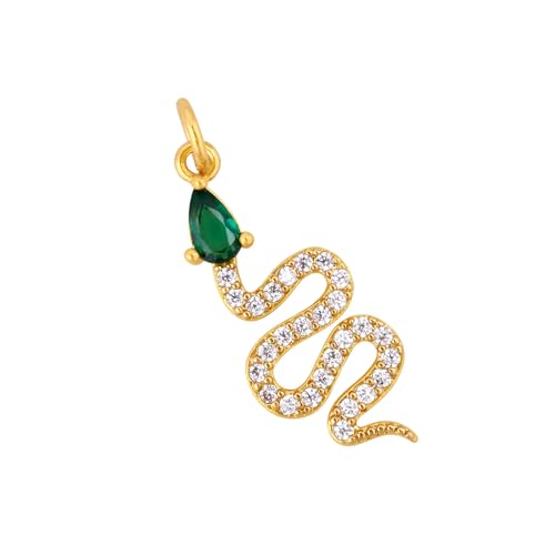HDOYTXXM Modische Schlange Halskette Anhänger Mit Schimmernden Zirkonsteinen Party Tragen Schmuck Charme Elegant Ohrringe Accessoires Schlangeform HDOYTXXM Modische Schlange Halskette Anhänger Mit Schimmernden Zirkonsteinen Party Tragen Schmuck Charme Elegant Ohrringe Accessoires Schlangeform von HDOYTXXM