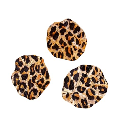 HDOYTXXM Retro Leopard Muster Ohrringe Und Ringe Setzen Tragbares Accessoire Für Trendige Frauen Die Vintage Schmuckstücke Lieben Retro Leopard Ohrringe Und Ringe von HDOYTXXM