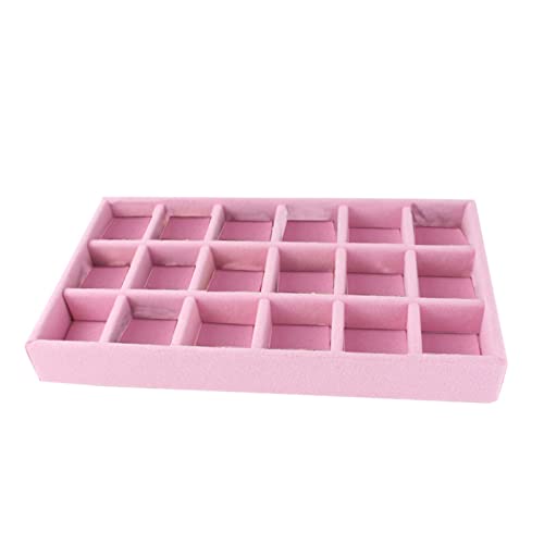 HDOYTXXM Schmucktablett Stapelbar Schmuck Schubladen Tablett Ohrringe Halskette Armband Display Showcase Ohrringe Box Für Frauen von HDOYTXXM