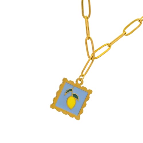 HDOYTXXM Schöne Erdbeerdesign Edelstahl Halskette Ziery Schmuck Geschenk Für Frauen Mädchen Alltags Geschenk Für Ihren Schmuck von HDOYTXXM