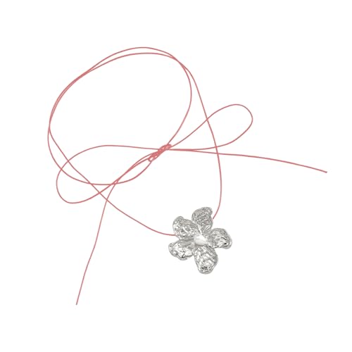 HDOYTXXM Stilvolle Frauen Chokers Schmuck Mit Perlen Und Blumenentwürfen Schmuckzubehör Für Formelle Veranstaltung Und Tägliche Tragenperlen Halskette von HDOYTXXM