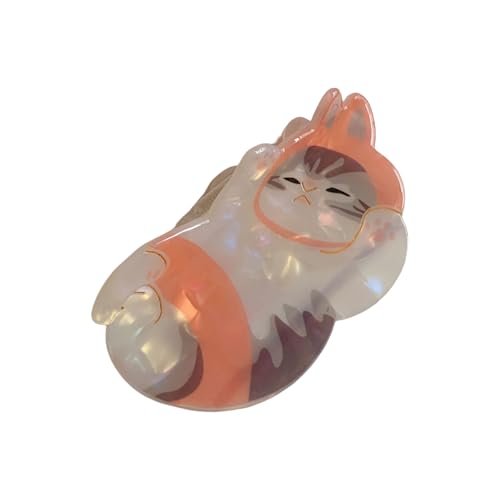 Haarklaue Clip Großer Clip Kopfbedecker Haarklaue Klemme Elegante Kätzchen Haarhalter Barrettes Starke Haarnadel Für Mädchen von HDOYTXXM