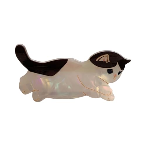 Haarklaue Clip Großer Clip Kopfbedecker Haarklaue Klemme Elegante Kätzchen Haarhalter Barrettes Starke Haarnadel Für Mädchen von HDOYTXXM