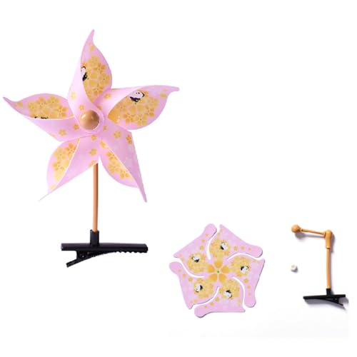 Handgefertigte Windmühle Haarclip Einzigartige Haarstücke Cartoon Haarnad Für Frauen Und Kinder Modezubehör Weihnachtsgeschenk von HDOYTXXM