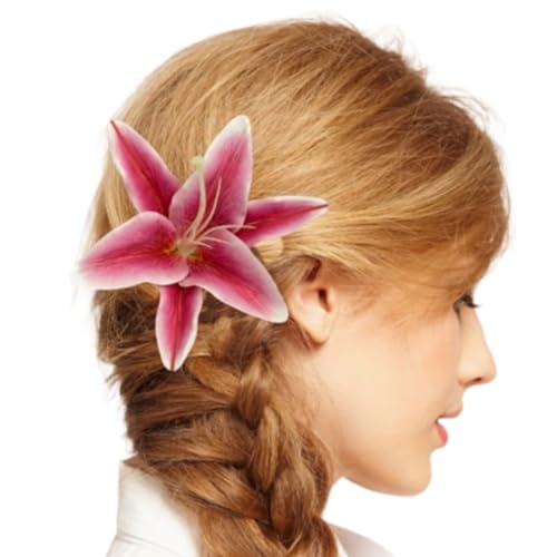 Harz Lilien Haarklauen Clip Haarstyling Accessoire Starke Grip Haarverschluss Für Frauen Den Ganzen Bequeme Haardekoration von HDOYTXXM