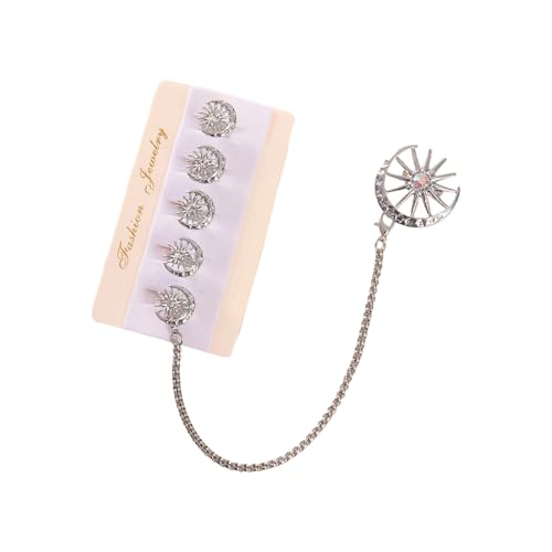 Islamics Star Moon Symbol Metallknöpfe Set Eleganter Kleidungsschmuck Für Männer Kleidung Dekoration Und Stil Verbesserung Muslime Stern Und Mondstifte von HDOYTXXM