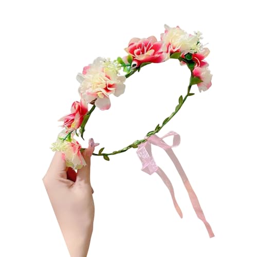 Kinderblume Kopfbedeckung Elastische Blumenkronen Haarbänder Mode Haarzubehör Für Geburtstagsschulpartys Und Fotos von HDOYTXXM
