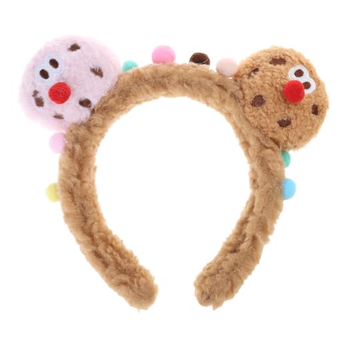 Lustiger Cartoon Cookie Stirnband Niedlich 3D Plüsch Cartoon Hair Hoop Fuzzy Pelzy Hairband Hair Accessoires Make Up Kopfschmuck Lustiger Cartoon Cookie Stirnband Niedlich 3D Plüsch Cartoon Hair Hoop Fuzzy Pelzy Hairband Hair Accessoires Make Up Kopfschmuck von HDOYTXXM