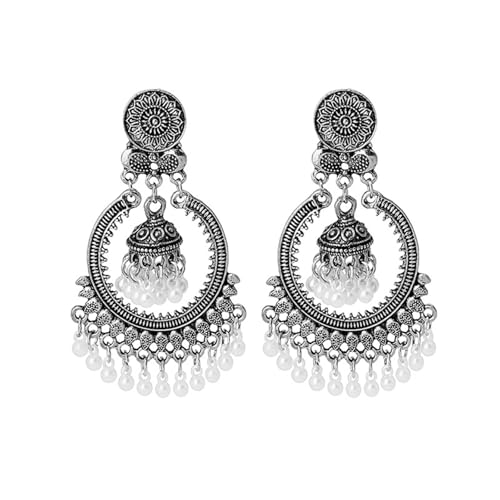 Mode Dangle Ohrringe Handgefertigte Perlen Quasten Statement Für Frauen Die Tägliche Outfits Übereinstimmen Vintage Dangle Ohrringe von HDOYTXXM