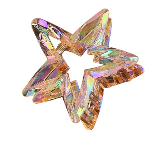 Modern Hohlout Stern Barrettes Nakakreous Hair Claw Clip Acryl Haarnadel Für Tägliche Verwendung Spezieller Anlässe von HDOYTXXM