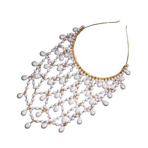 Netto Stirnbänder Perlen Handgefertigt Hochzeit Kopfbedeckung Braut Kopfbedeckung Für Besondere Anlässe Und Bankette von HDOYTXXM