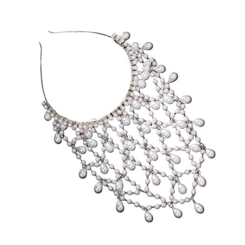 Netto Stirnbänder Perlen Handgefertigt Hochzeit Kopfbedeckung Braut Kopfbedeckung Für Besondere Anlässe Und Bankette von HDOYTXXM