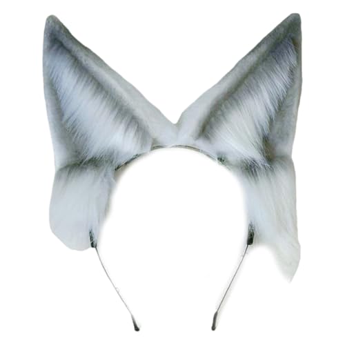 Plüsch Füchse Ohren Stirnband Für Damen Und Kinder Weiche Haarteile Bequeme Kopfbedeckung Verstellbares Tierhaar Accessoire von HDOYTXXM