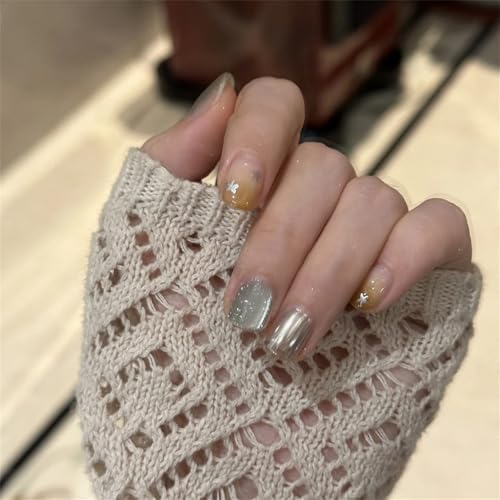 Quadratische Nägel Tipps Künstliche Nägel Kleber Auf Den Nägeln Aufklebende Nägel Katzenaugen Press On Nägel Künstliche Falsche Nägel Für Damen von HDOYTXXM