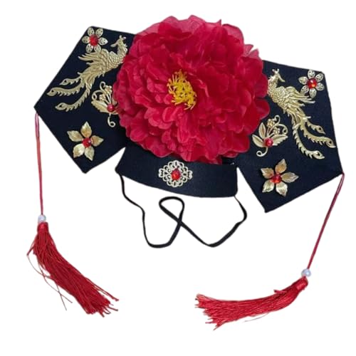 Raffinierte Queenly Hair Ornamente Einzigartige Ethnische Kopfbedeckung Quasten Kopfbedecke Abendkleid Hair Accessoire von HDOYTXXM