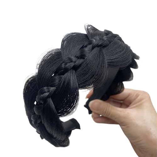Realistische Synthetische Faserfaserfischknochengeflecht Haarband Twist Braid Hairhoop Perfekt Für Vielbeschäftigte Und Schüler von HDOYTXXM