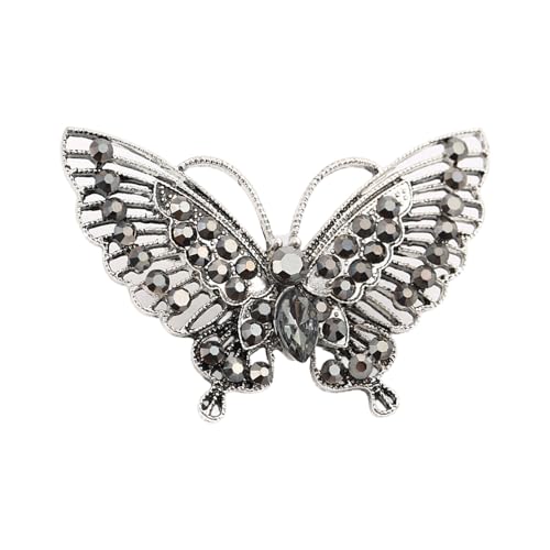Retro Crystals Schmetterling Brosche Robuste Leichtmetallschmuck Geschenke Accessoire Für Muttertag Geburtstage Partykleiddekoration Vintage Legierung Kristalle von HDOYTXXM