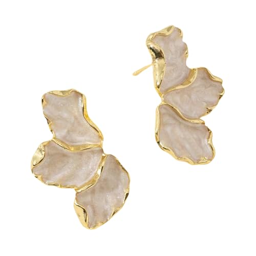 Retro Inspire Maple Leaf Und Blumenohrringe Mit Öl Tropftätigen Zur Verbesserung Modischer Outfits Trendy Outdoor Accessoires von HDOYTXXM