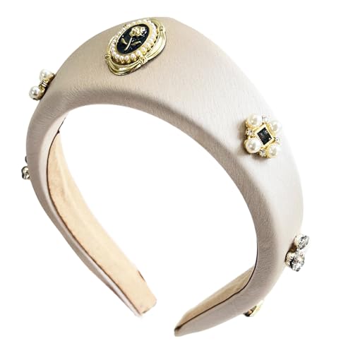 Retro Inspirierte Rosen Und Perlenhaarband Für Frauen Haare Erklärungen Für Modische Anlässe Wie Termine Oder Veranstaltung von HDOYTXXM