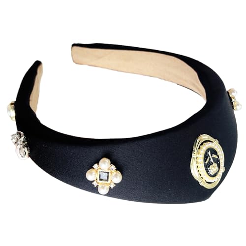 Retro Inspirierte Rosen Und Perlenhaarband Für Frauen Haare Erklärungen Für Modische Anlässe Wie Termine Oder Veranstaltung von HDOYTXXM