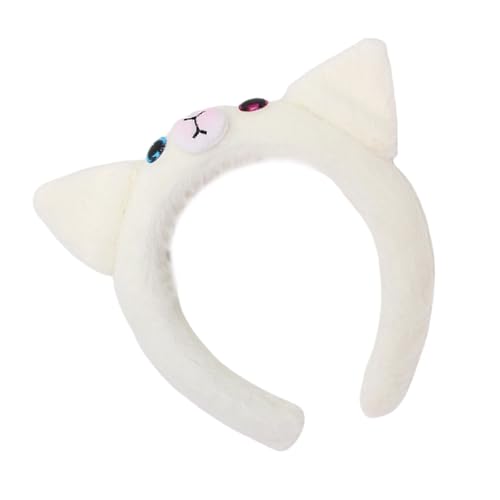 Schöne 3D Kätzchen Ohr Hairhoop Cartoon Plüsch Haarband Musik Festival Kopfbedeckung Weibliche Make Up Stirnband Für Den Täglichen Gebrauch von HDOYTXXM