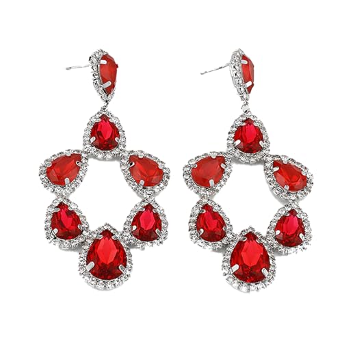 Sprudelnde Tränen Durchbohrte Ohrringe Triple Crystal Dangle Drop Schmuck Mit Strasssteinen Für Frauen Dreifachdesign Geschenk von HDOYTXXM