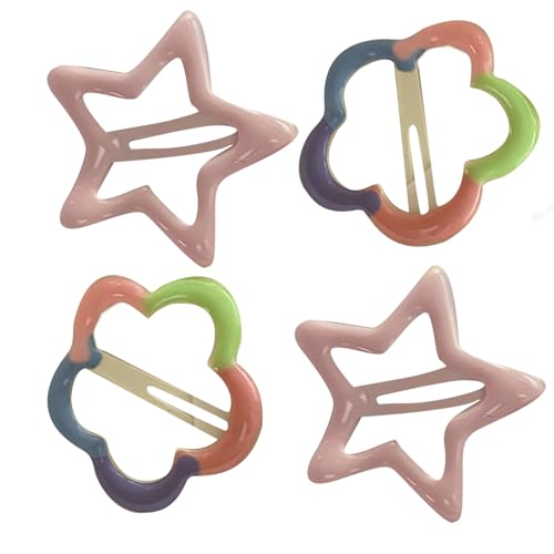 Sternhaarclip Set Von 4 Seitenclip Haarnadel Frauen Friseur Tool Für Seitenbalken Mädchen Kopfschmuck Kinder Haarschleife von HDOYTXXM