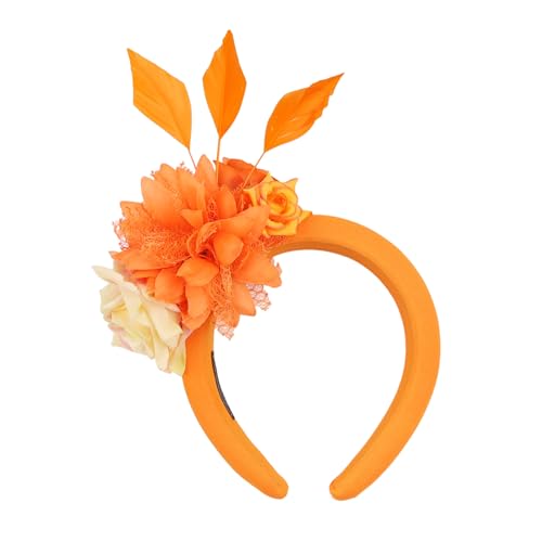 Stirnbänder Für Frauen Mädchen Breit Schlichter Turban Stirnband Federn Haarbänder Süßigkeiten Farbe Haare Reifen von HDOYTXXM