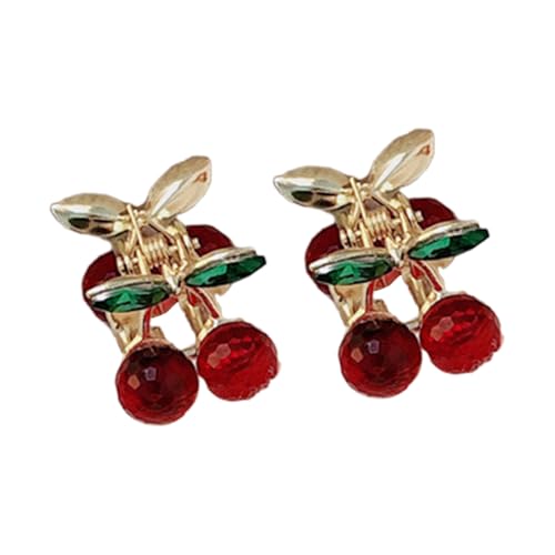 Süße Strasssteine Kirschen Form Haarklauen Clip 2pcs Metallkrallen Clip Starke Haltshaarbarrette Für Kleine Mädchen Und Erwachsene Süße Strasssteine Kirschen Form Haarklauen Clip 2pcs Metallkrallen Clip Starke Haltshaarbarrette Für Kleine Mädchen Und Erwachsene von HDOYTXXM