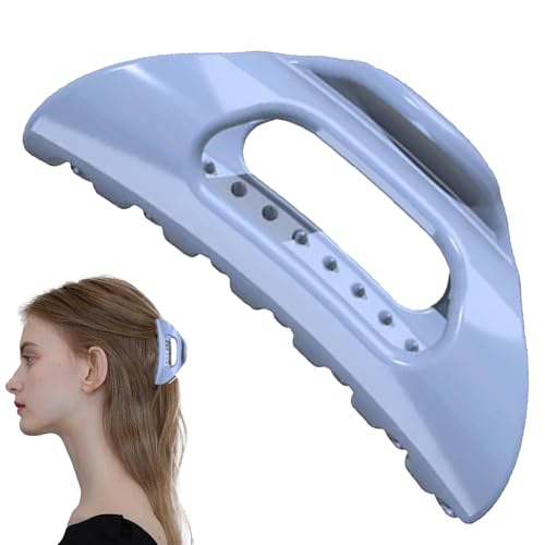 Cozy Clip Claw Clip, Haarklammer Rutschfest Weiche Acrylic Haarspangen Damen Für Alle Haar Texturen (Blau) von HDQQEU