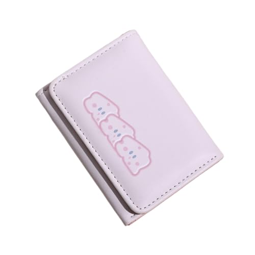 HDSDVNON Geldbörse im japanischen Käse-Stil – süßer 3-Fach gefalteter PU-Kartenhalter for Damen mit wasserdichtem Design(Pink) von HDSDVNON