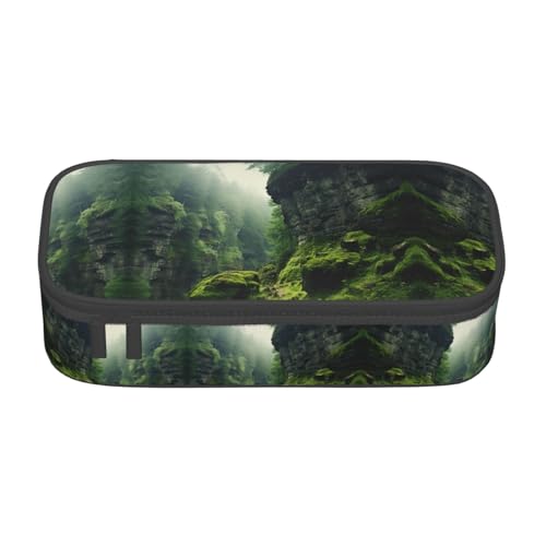 HDSKFNS Federmäppchen, Motiv: Cliff Moss – Federmäppchen für Künstler, Bleistifte, Marker-Box, großes Fassungsvermögen, perfekt für Arbeit und Reisen von HDSKFNS