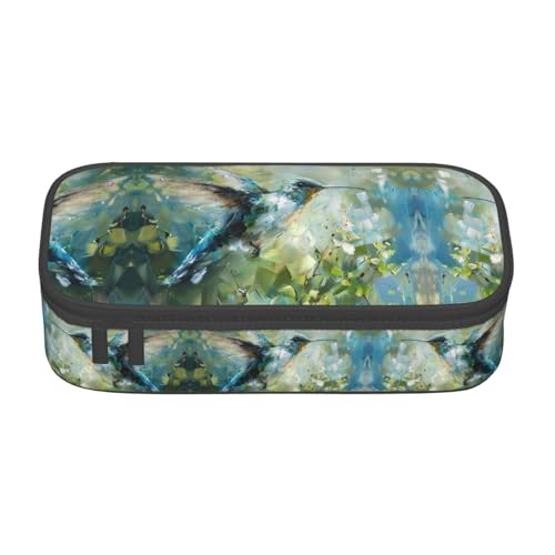 HDSKFNS Federmäppchen mit Ölgemälde-Druck, Federmäppchen, Künstlerstifte, Marker-Box, großes Fassungsvermögen, perfekt für Arbeit und Reisen von HDSKFNS