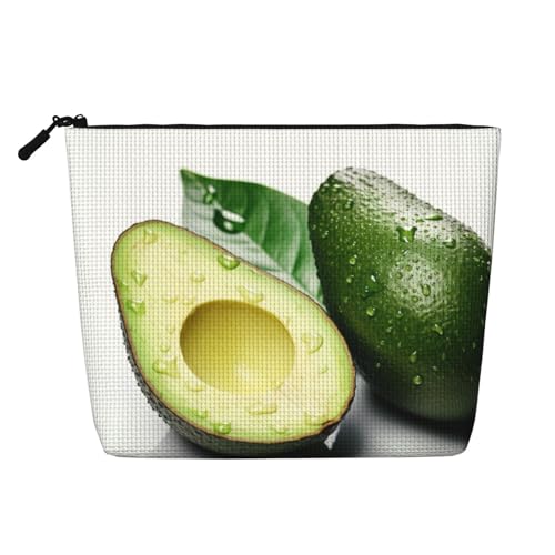 HDSKFNS Kosmetiktasche mit Avocado2-Aufdruck, für Damen, Reise-Make-up-Tasche mit Reißverschluss, ideal für den täglichen Gebrauch und Reisen von HDSKFNS