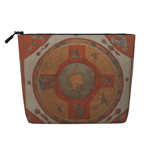 HDSKFNS Kosmetiktasche mit Karates-Aufdruck, Make-up-Tasche für Damen, Reise-Make-up-Tasche mit Reißverschluss, ideal für den täglichen Gebrauch auf Reisen von HDSKFNS