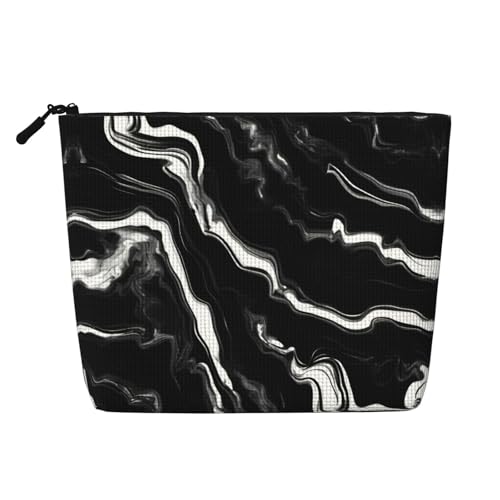 HDSKFNS Kosmetiktasche mit Marmor-Druck, für Damen, Reise-Make-up-Tasche mit Reißverschluss, ideal für den täglichen Gebrauch, Reisen von HDSKFNS