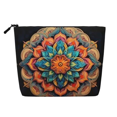 HDSKFNS Kosmetiktasche mit Reißverschluss und Medaillon für Damen für den täglichen Gebrauch und Reisen HDSKFNS Kosmetiktasche mit Reißverschluss und Medaillon für Damen für den täglichen Gebrauch und Reisen von HDSKFNS