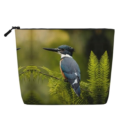 HDSKFNS Kosmetiktasche mit niedlichem Vogeldruck, Make-up-Tasche für Damen, Reise-Make-up-Tasche mit Reißverschluss, ideal für den täglichen Gebrauch auf Reisen von HDSKFNS