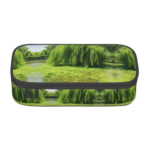 HDSKFNS Willow Tree Federmäppchen mit Aufdruck "Artists' Pens,Pencils Marker Box Large Capacity Perfect Work Travel HDSKFNS Willow Tree Federmäppchen mit Aufdruck "Artists' Pens,Pencils Marker Box Large Capacity Perfect Work Travel von HDSKFNS