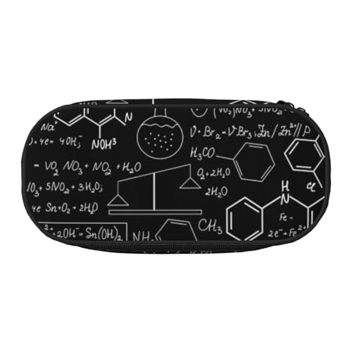 HDTVTV Abstrakte Wissenschaft Chemie Bleistiftbeutel Stiftetui Tragbare Bleistifttasche Mit Reißverschluss Kosmetiktasche Tasche von HDTVTV