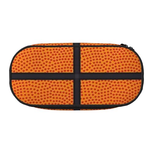 HDTVTV Basketball Bleistiftbeutel Stiftetui Tragbare Bleistifttasche Mit Reißverschluss Kosmetiktasche Tasche von HDTVTV