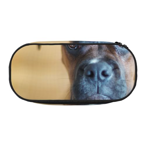 HDTVTV Boxer Hunde Welpen Haustiere Hunde Bleistiftbeutel Stiftetui Tragbare Bleistifttasche Mit Reißverschluss Kosmetiktasche Tasche von HDTVTV