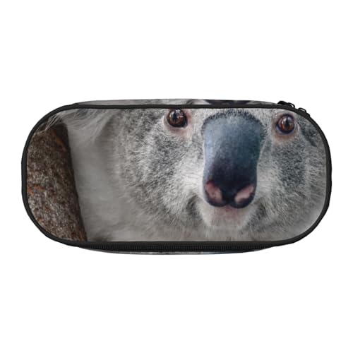 HDTVTV Entspannter Koala Bleistiftbeutel Stiftetui Tragbare Bleistifttasche Mit Reißverschluss Kosmetiktasche Tasche von HDTVTV