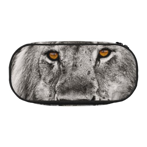 HDTVTV Großkatzen-Design Bleistiftbeutel Stiftetui Tragbare Bleistifttasche Mit Reißverschluss Kosmetiktasche Tasche von HDTVTV