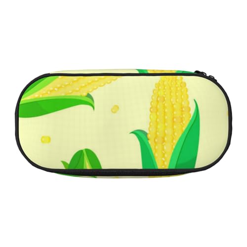 HDTVTV Köstlicher Grüner Mais Bleistiftbeutel Stiftetui Tragbare Bleistifttasche Mit Reißverschluss Kosmetiktasche Tasche von HDTVTV