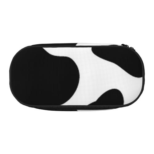 HDTVTV Kuhfleck Bleistiftbeutel Stiftetui Tragbare Bleistifttasche Mit Reißverschluss Kosmetiktasche Tasche von HDTVTV