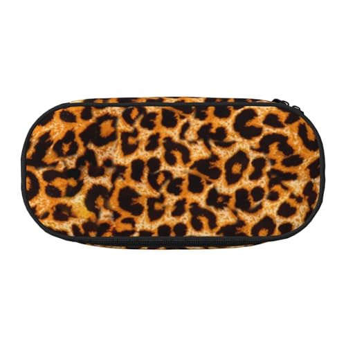 HDTVTV Leopard Bleistiftbeutel Stiftetui Tragbare Bleistifttasche Mit Reißverschluss Kosmetiktasche Tasche von HDTVTV