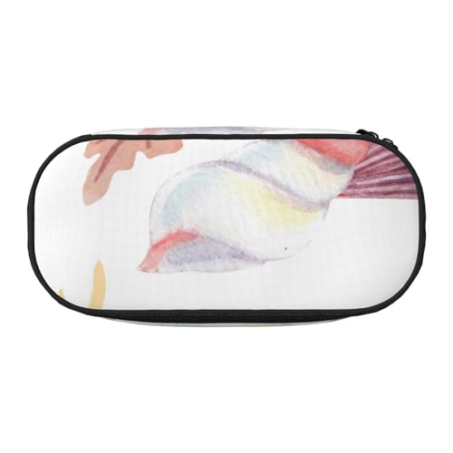 HDTVTV Muschel Bleistiftbeutel Stiftetui Tragbare Bleistifttasche Mit Reißverschluss Kosmetiktasche Tasche von HDTVTV
