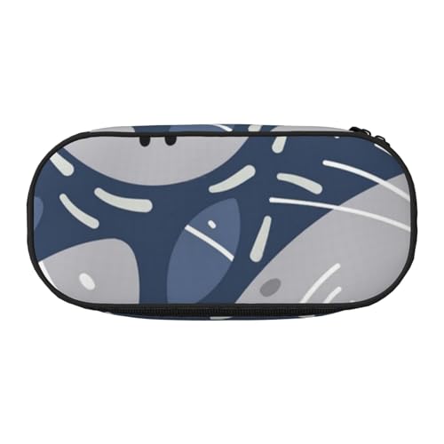 HDTVTV Niedliche Robbe Bleistiftbeutel Stiftetui Tragbare Bleistifttasche Mit Reißverschluss Kosmetiktasche Tasche von HDTVTV